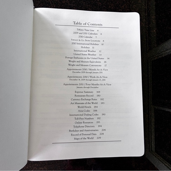 Tiffany & Co. Blue 2010 planner with box never used nostalgia luxury - Picture 9 of 11